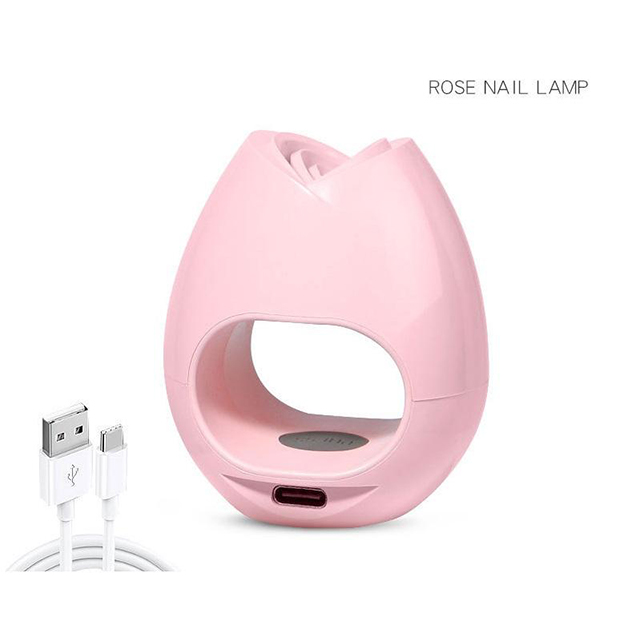 Lampu Pengering Kuku Gel UV 16w Rose USB Untuk Jari Tunggal