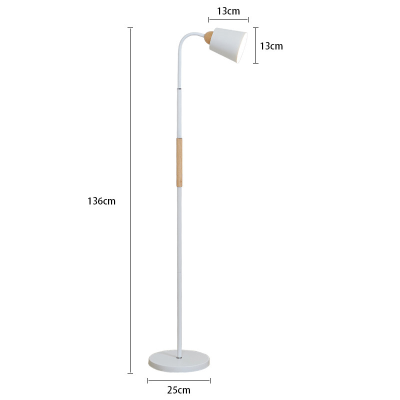 Lampu Lantai Bacaan Alat Kawalan Jauh Boleh Dimalapkan LED