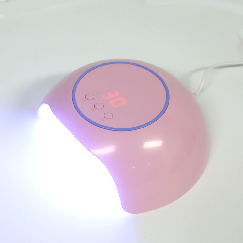 Lampu kuku merah jambu mini